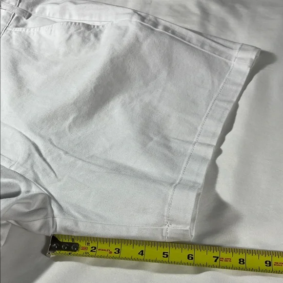 Nautica mens white NauticaFlex Classic flat front 6" chino shorts - size 36 - Picture 11 of 12